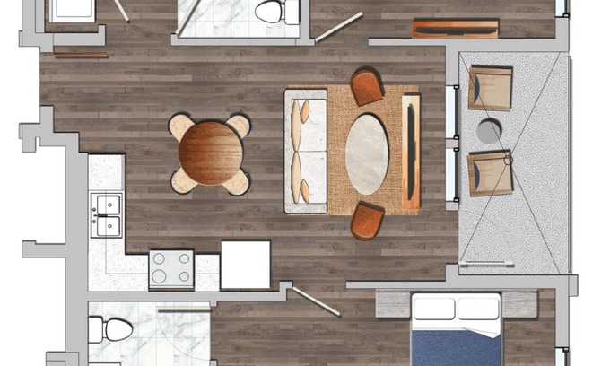 Wilshire Center Apartment | Cozy 2-bedroom apartment in charming Los Angeles with fitness room, WiFi