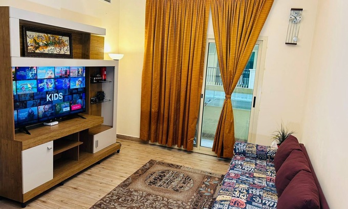 Sharjah Apartment | Cozy 2-bedroom apartment in charming Sharjah with AC
