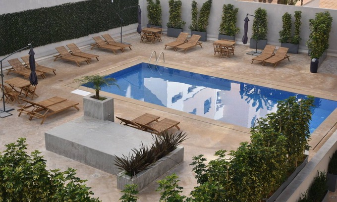 Kenitra Apartment | Cozy 2 Bedroom apt with Pool View & Gym Access!