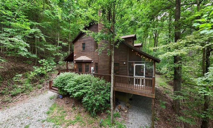 Blairsville Cabin | Cozy 2-bedroom cabin with WiFi, firepit, and more in Blairsville!