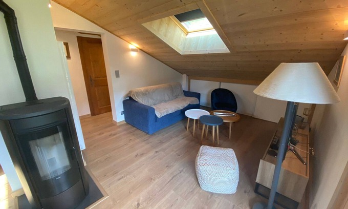 La Chapelle-d'Abondance Apartment | Cozy 2-Room Apartment for 4 with Balcony, Ski Locker, and Parking in La Chapelle-d'Abondance