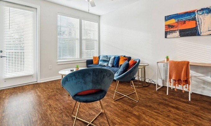 Moseley Apartment | Cozy 2BR/2BA Apartment near Military Bases