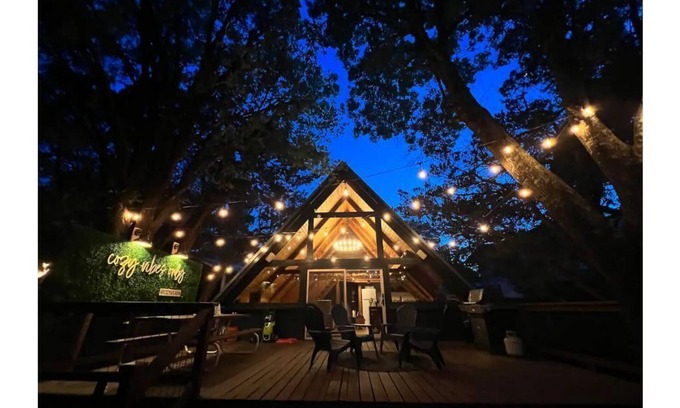 Point Pedernales Cabin | Cozy A-Frame Cabin