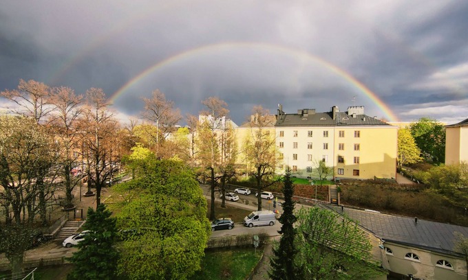 Kallio Apartment | Cozy and quiet studio in a great location with a nice view