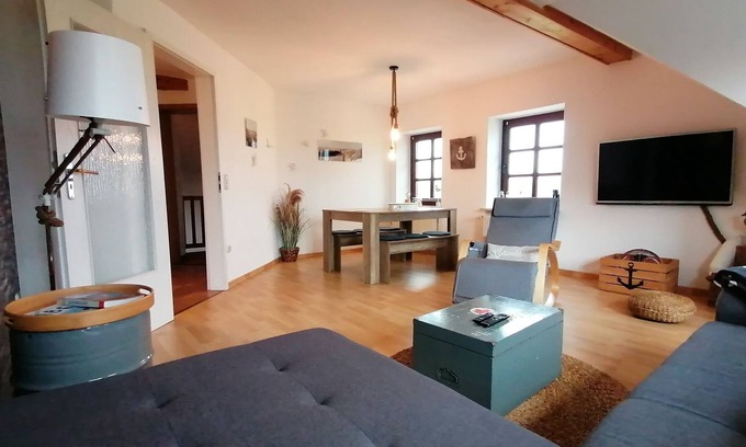 Osdorf House | Cozy apartment in Scandinavian-maritime style near Baltic Sea beach