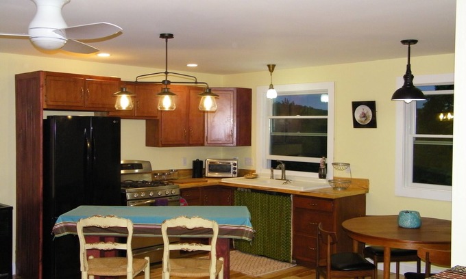 Ghent Apartment | Cozy apartment overlooking our small farm. Family Friendly.