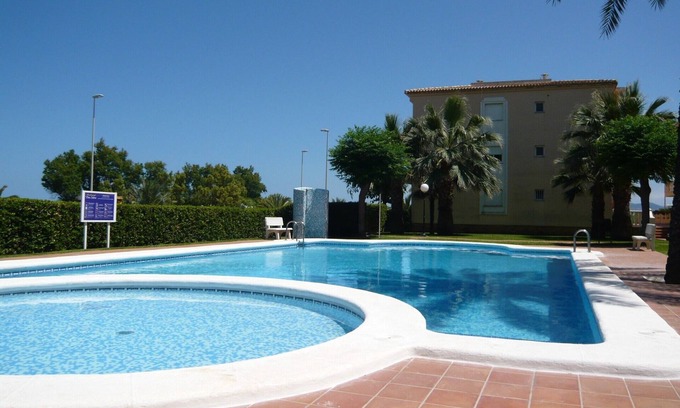Platja de Piles Apartment | Cozy apartment with fantastic sea views directly on the dune beach