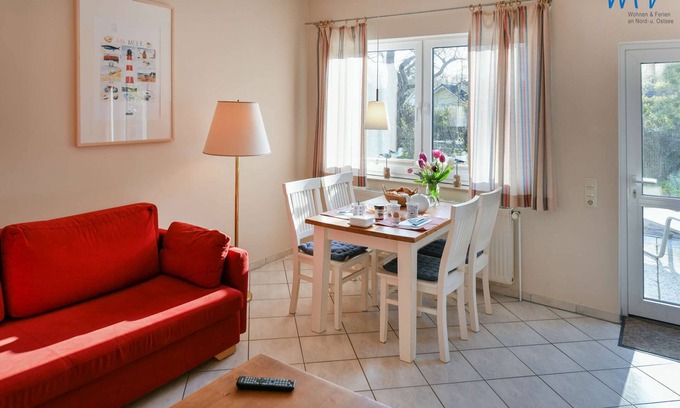 Gohren Apartment | "Cozy apartment with terrace and playground near the Baltic Sea!"
