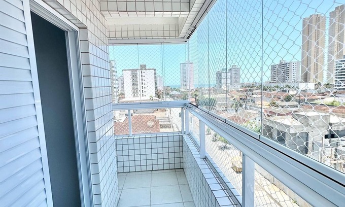 Mirim Apartment | Cozy beach apartment, large for up to 8 guests, with balcony.