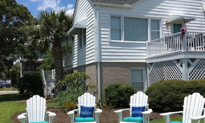 South Harbor Island Cottage | Cozy Beach Cottage on South Harbor Island, Water Views, Wrightsville Beach, NC