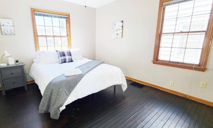 Fort Wayne House | Cozy bedroom A in cute neighbourhood W Free Wi-Fi.