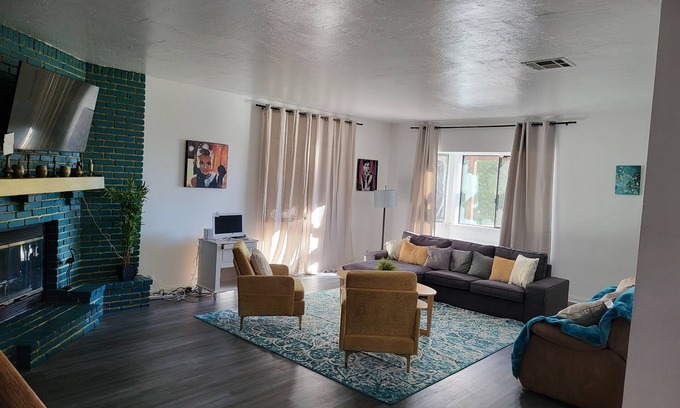 Agua Dulce House | Cozy Blue Ranch home away from home! A bit of ranch & modern
