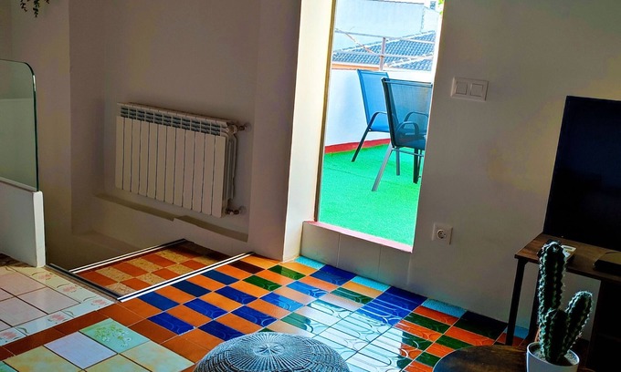 Villarejo de Salvanes House | Cozy, bright, terrace-solarium, rustic living room. Very close to Madrid.