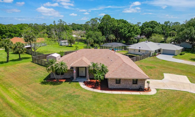 Interchange Square House | Cozy Brick Vacation Home with Pool