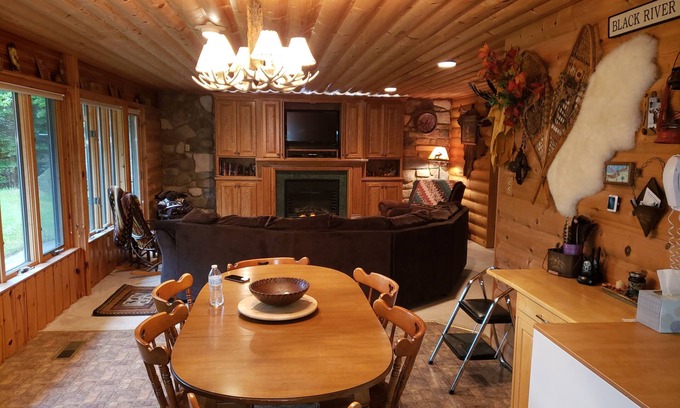 Black River Falls House | Cozy Cabin in the woods - 50 acres and a perfect spot off Jackson Co. ATV trails