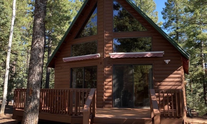 Meadow View Heights Cabin | Cozy Cabin nestled in the woods. Plenty of SNOW MOBILE and ATV PARKING!