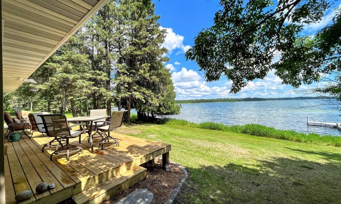Park Rapids Cabin | Cozy cabin steps from lake with AMAZING view!