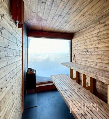 Flesberg House | cozy cabin with panoramic views and sauna at Blefjell