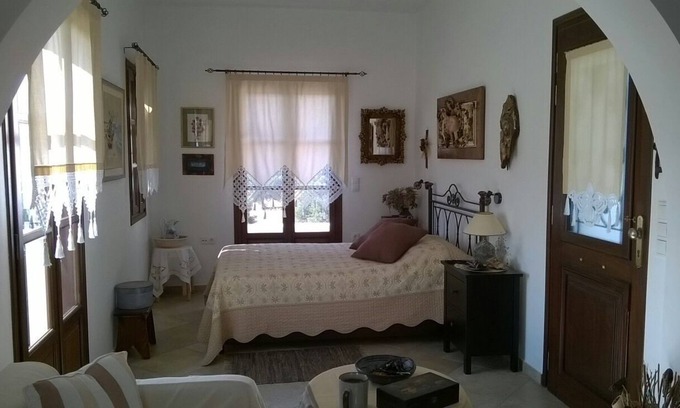Moutsouna Apartment | Cozy, calming, private apt. w/ magnificent panoramic seaview!