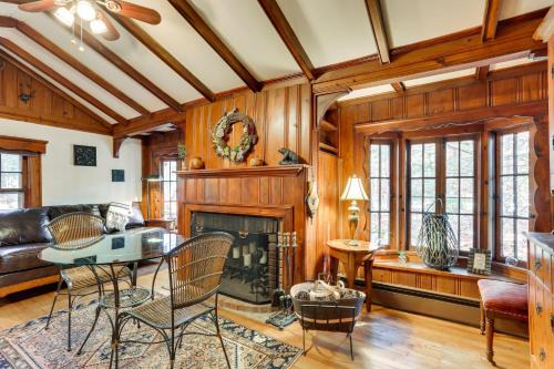 Smallwood House | Cozy Catskills Cottage Creekside Deck and Fire Pit