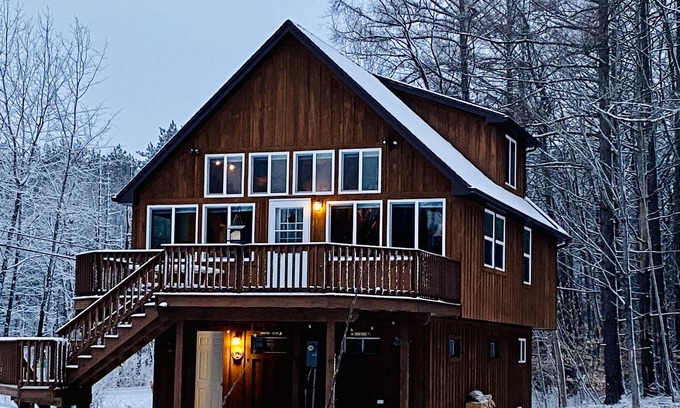 Farmersville Station Ski Chalet | Cozy Chalet with sauna & fire pit close to Ellicottville, NY