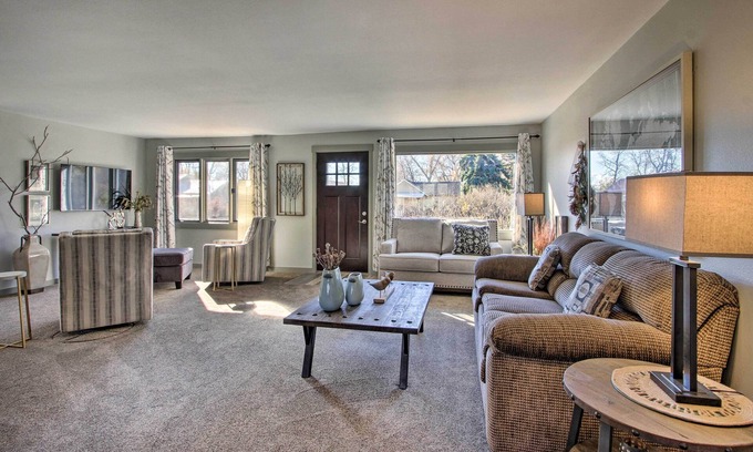 Bynum House | Cozy Choteau Home w/Fire Pit, Grill, Yard!
