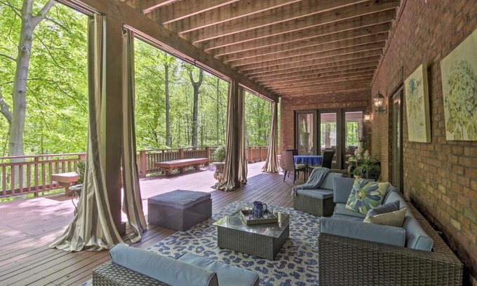 Long Green Apartment | Cozy Cockeysville Retreat with Furnished Deck!
