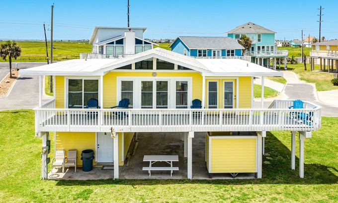 Jamaica Beach House | Cozy, Contemporary Beach House w/Gulf Views! Deck, Outdoor Shower, Dog Friendly