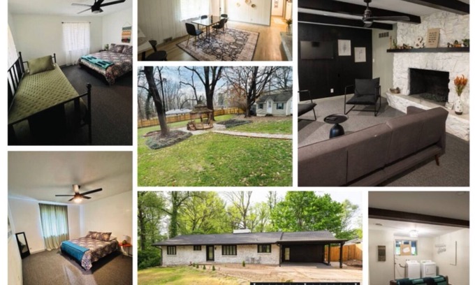Inglefield House | Cozy Cottage, 3 mins from EVV, fenced yard