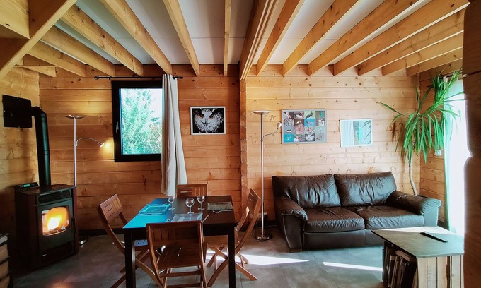 Geraudot Ski Chalet | Cozy cottage by the lake oriental near Troyes