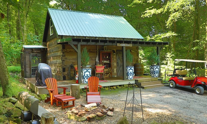 Dover Cottage | Cozy Cottage on 400 acres with private enclosed hot tub and indoor wood burner!