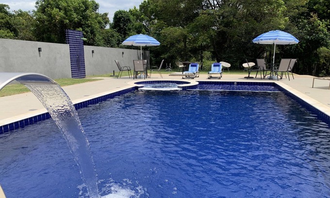 Pardinho Cottage | Cozy country house with barbecue area/pool/hydro/waterfall and sun deck