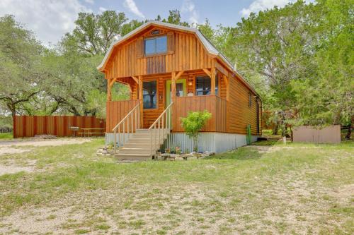 Concan House | Cozy Couples Cabin Retreat in Concan!