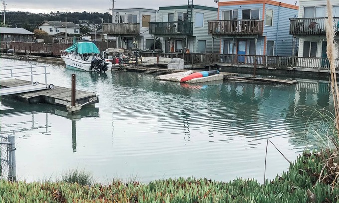 Eureka Cottage | Cozy Dog Friendly Bay Cottage on the Canal, BBQ and private patio