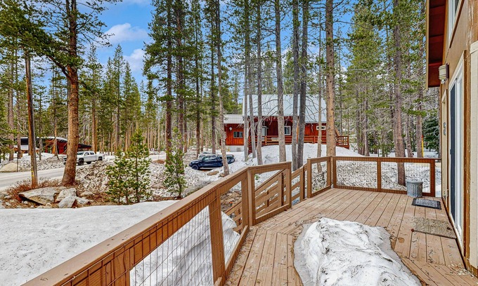 Soda Springs House | Cozy, dog-friendly getaway with wood stove & washer/dryer