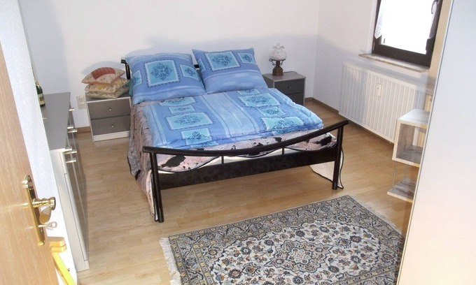 Beerfelden Apartment | Cozy double room no. 1 with kitchen, bathroom and shower