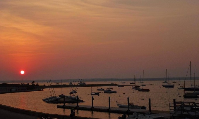 Watch Hill Condo | Cozy Downtown Condo with Gorgeous Water and Sunset Views