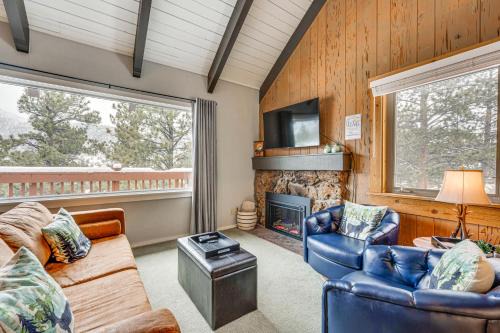 Estes Park Apartment | Cozy Estes Park Condo with Balcony and Fireplace!