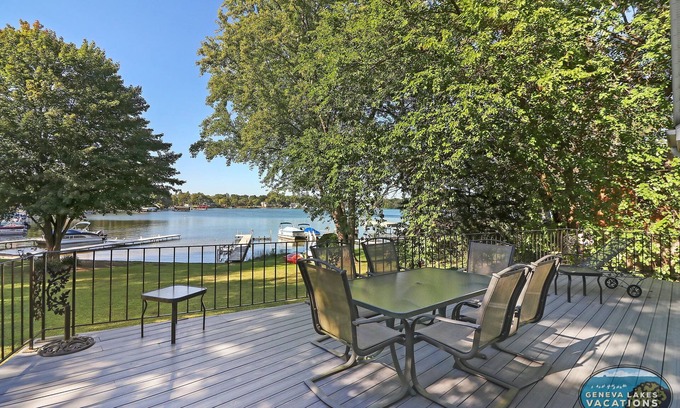 Powers Lake House | Cozy Family Lake Home |Recreational Lake |Waterfront |Private Pier |Bar |Pool Table