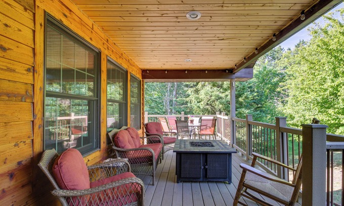 Frazee House | Cozy Frazee Lake Home w/Hot Tub & Fire Pit!