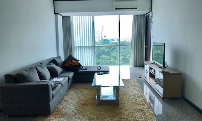 Ahlone Condo | Cozy furnished room in safe, upscale apartment
