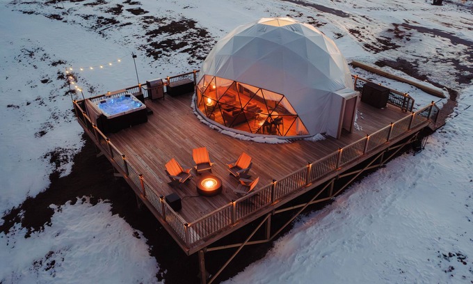 Logan House | Cozy Geodome in Hocking Hills