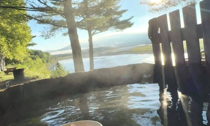 Allagash Cabin | Cozy Getaway - Relax & Unwind - Outdoor Kitchen & Cedar Hot Tub-Riverfront View