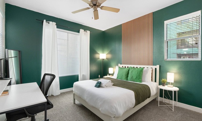 Riverside Apartment | Cozy Green 1BR Retreat Pool, Hot Tub & Near ASU & Mill Ave