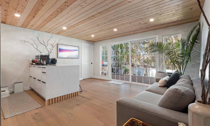 Lake Forest Cabin | Cozy Guest House Surrounded with nature and Eucalyptus Trees.