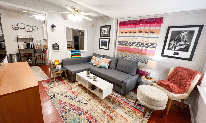 West Oak Hill House | Cozy Hill Country Casita w/pool, firepit - pet-friendly!
