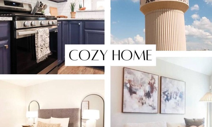 College Station House | Cozy Home - Heart of Aggieland, 3 BR/2BA, 5Beds