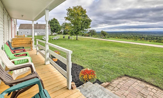 Greene House | Cozy Home w/ Vineyard, Working Farm & Fall Foliage