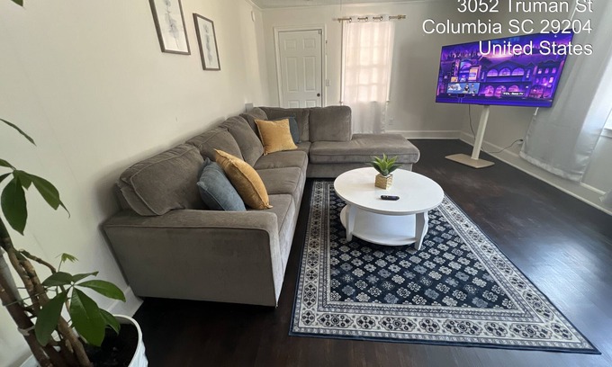 Columbia House | Cozy house in Columbia min from downtown,Fort Jackson, USC, Columbia airport.
