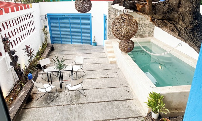 Merida House | Cozy house with pool near downtown, ideal for families or friends.